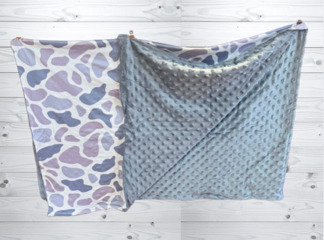Camo baby blanket