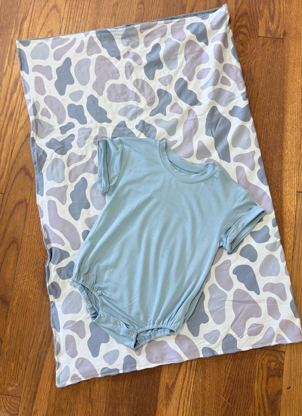 Camo baby blanket