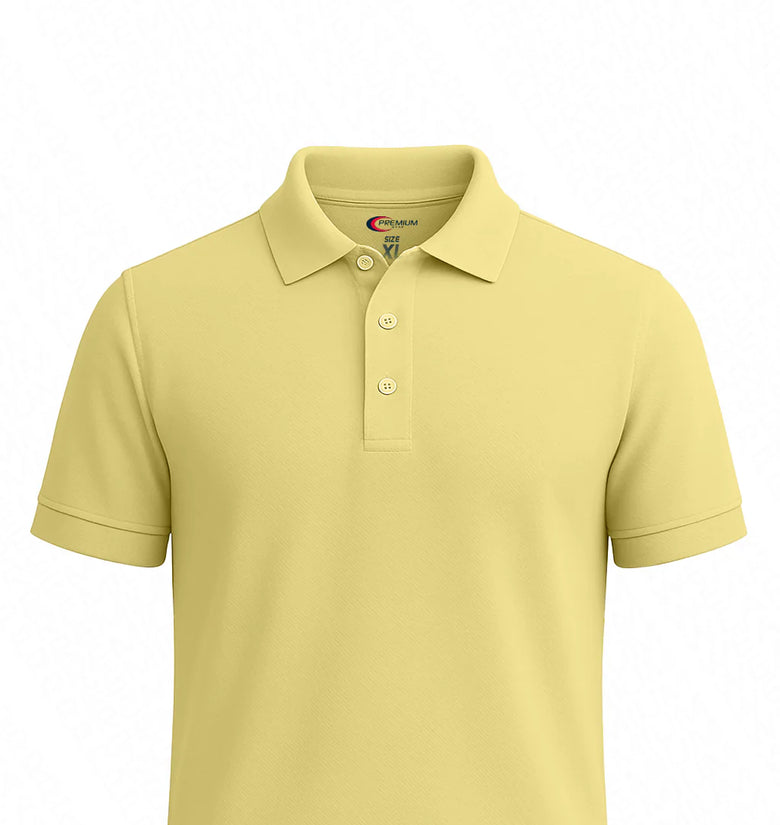 Short Sleeve Pique Polos (Men's Junior)